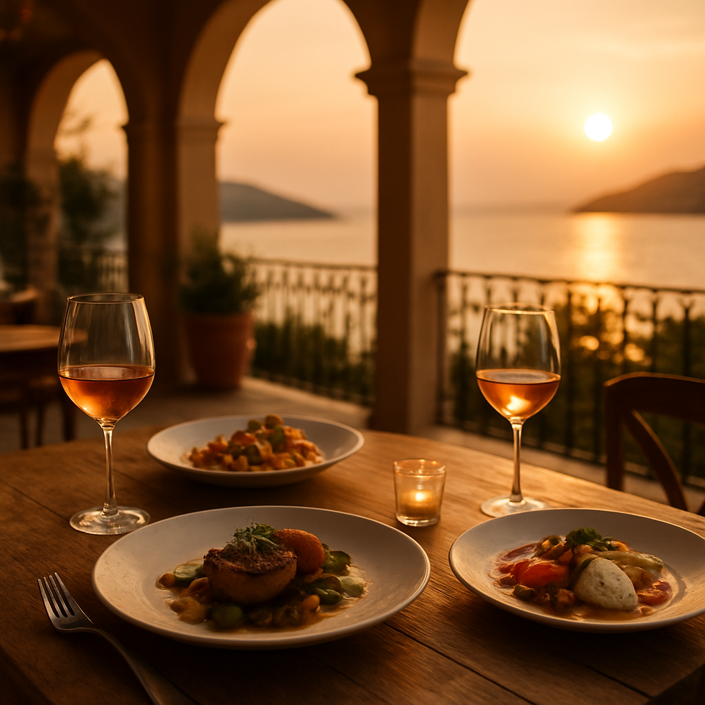 Rooftop dining